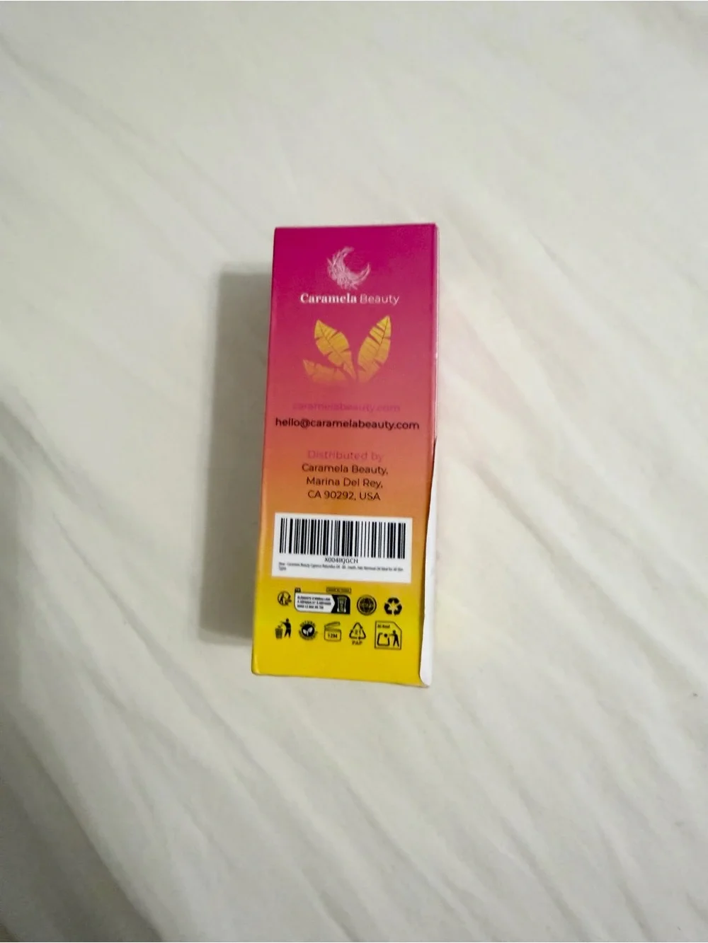 Caramela Beauty Botanical Oil - Pink & Yellow Label